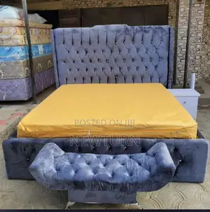 6by6 Quality Fabric Bed Frame.