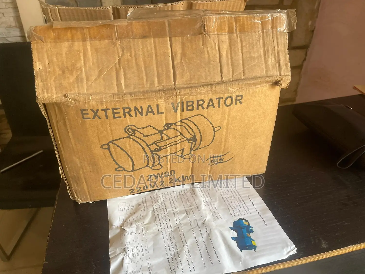 External Vibrator for Block Moulding Machines