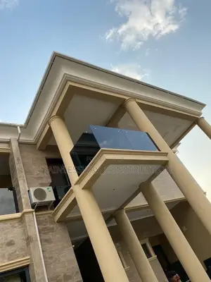 Dark Grey Craft Handrails Glass Work