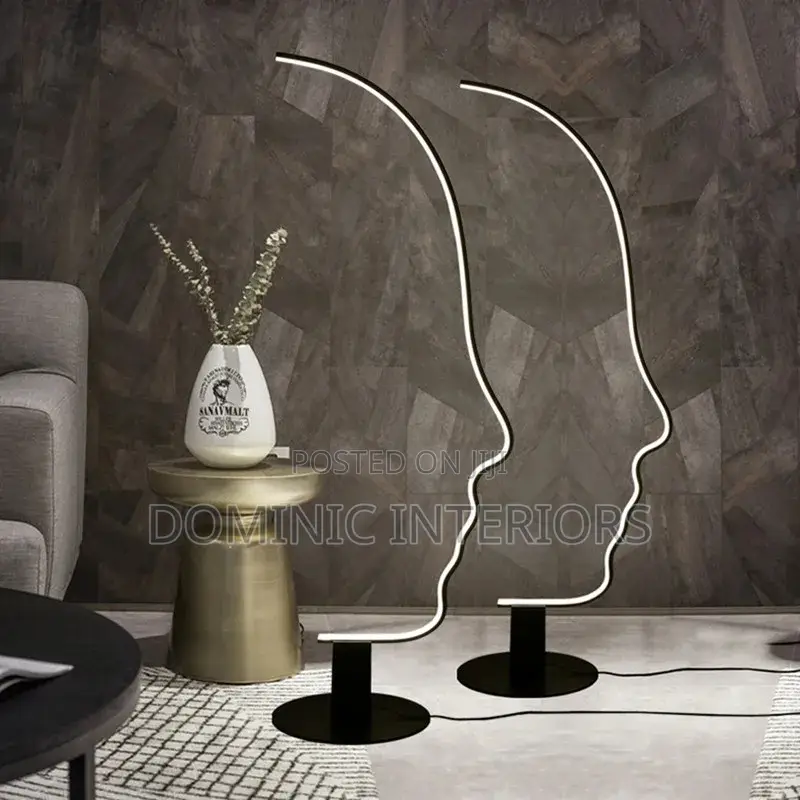 Human Face Led Floor Lamp