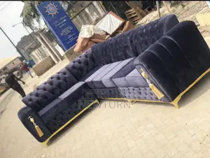 Luxury L Shape Fabric Chairs.