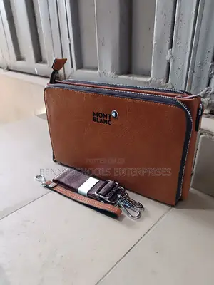 Mont Blanc Leather Purse and Side Bag