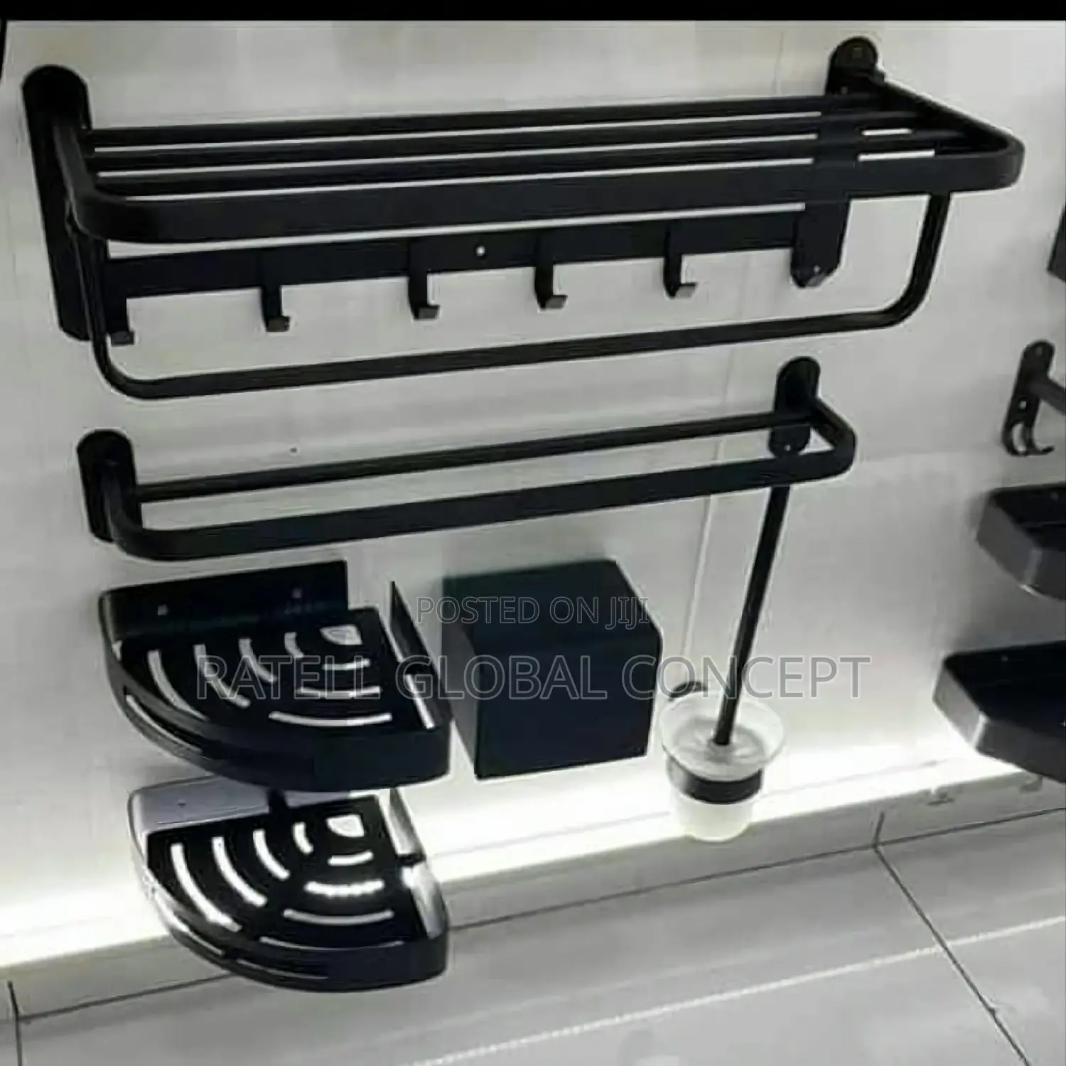 Heavy Guage Bathroom Accessories Set