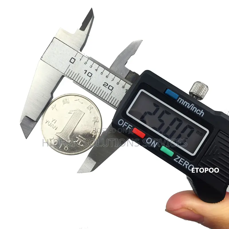 Digital Caliper With Extra-Large LCD Screen