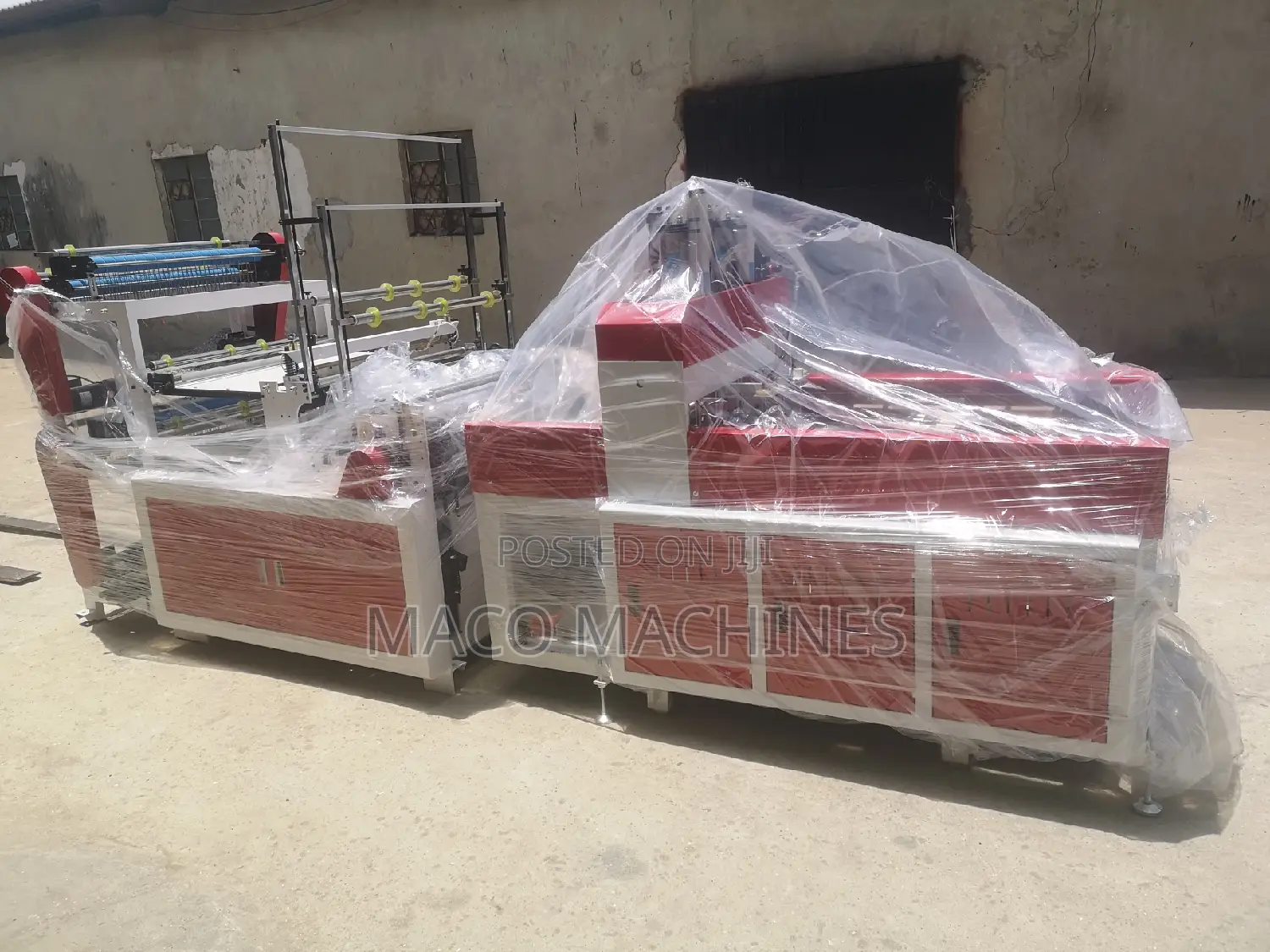 Double Deck Bag Making Machine With Auto Punching Machine