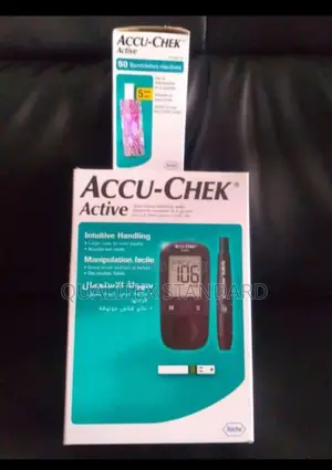 Accu Check Machine With Extra One Box Strip
