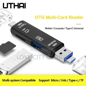 Smart OTG Card Reader 5-in-1usb 3.0,USB C TF Card and USB2.0