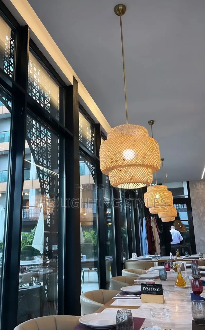 Big Size Bamboo Pendant Lamp