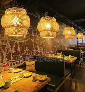 Big Size Bamboo Pendant Lamp