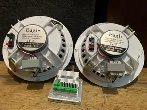 4inch Inwall Amplifier and Frameless Ceiling Speaker 50w