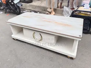 Big Imported Shelves Center Table