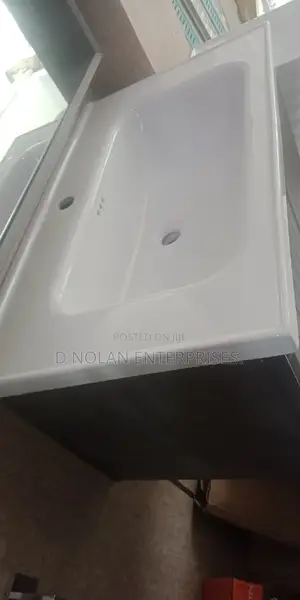 Gray Master Cabinet Basin