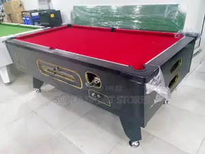Red Top And Black Body Snooker Board