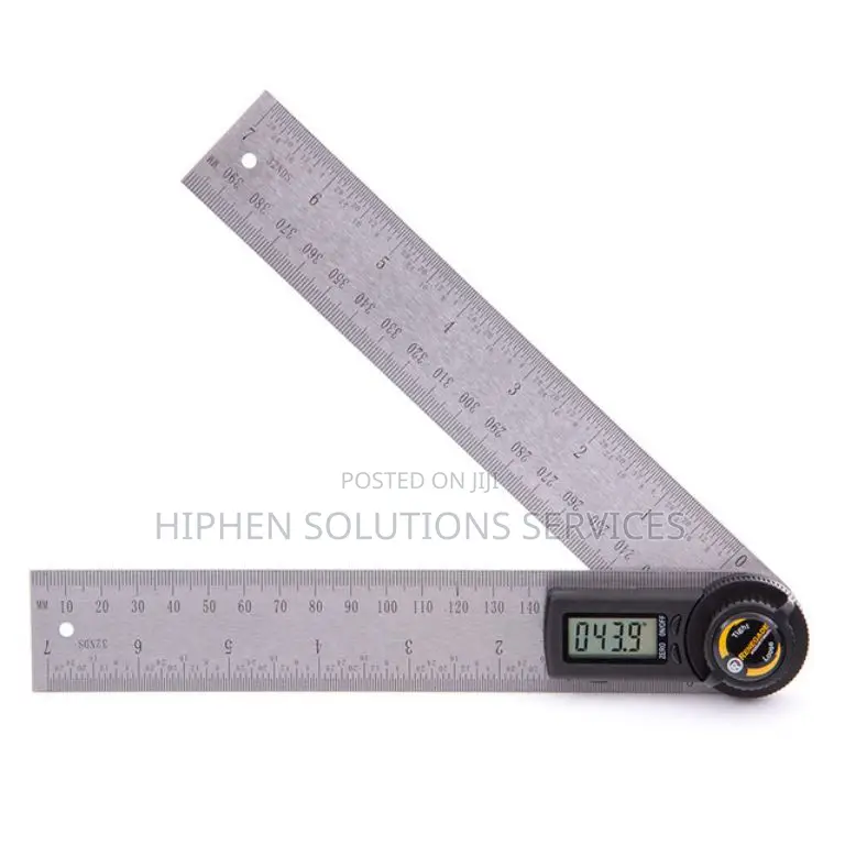 Digital LCD Display Angle Ruler 360° Stainle