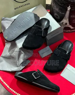 Original BALENCIAGA Half Shoes Available in Store