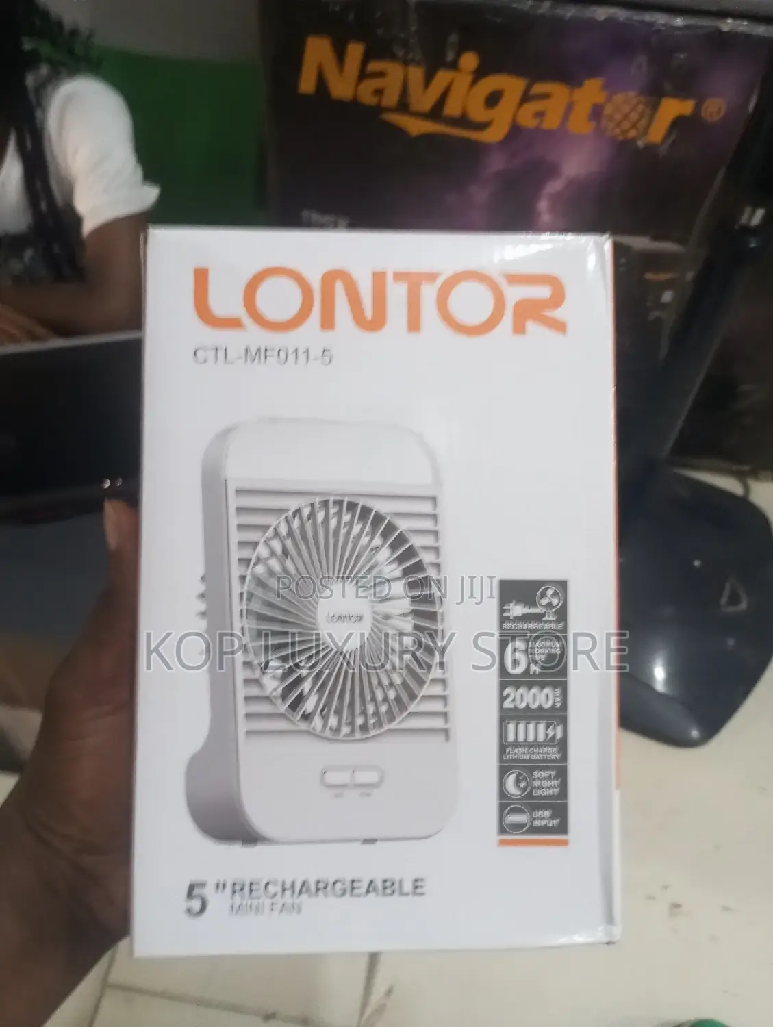 A Quality Lontor Rechargeable Tabel Mini Fan