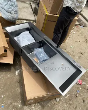 Double Bowl Single Tray Sink Ros12