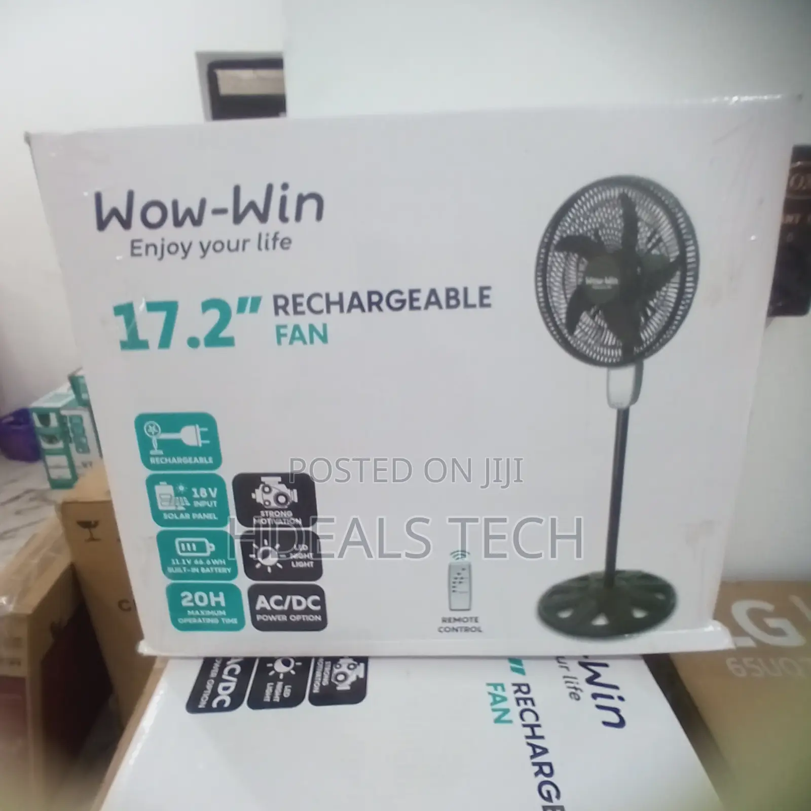 User-Delight Wow-Win 17.2 Rechargeable Fan