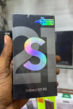 New Samsung Galaxy S21 5G 128 GB Black