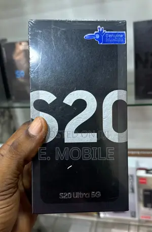 New Samsung Galaxy S20 Ultra 5G 128 GB Black