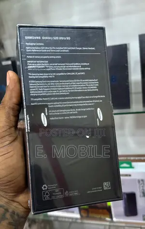 New Samsung Galaxy S20 Ultra 5G 128 GB Black