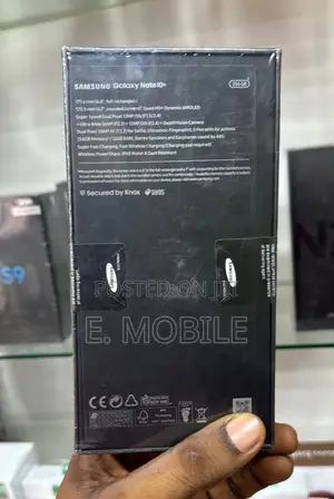 New Samsung Galaxy Note 10 Plus 256 GB Black