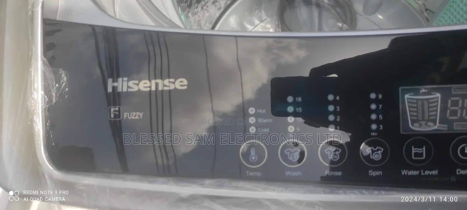 Hisense Washing Machine, 20kg Top Loader Automatic Wash-Spin