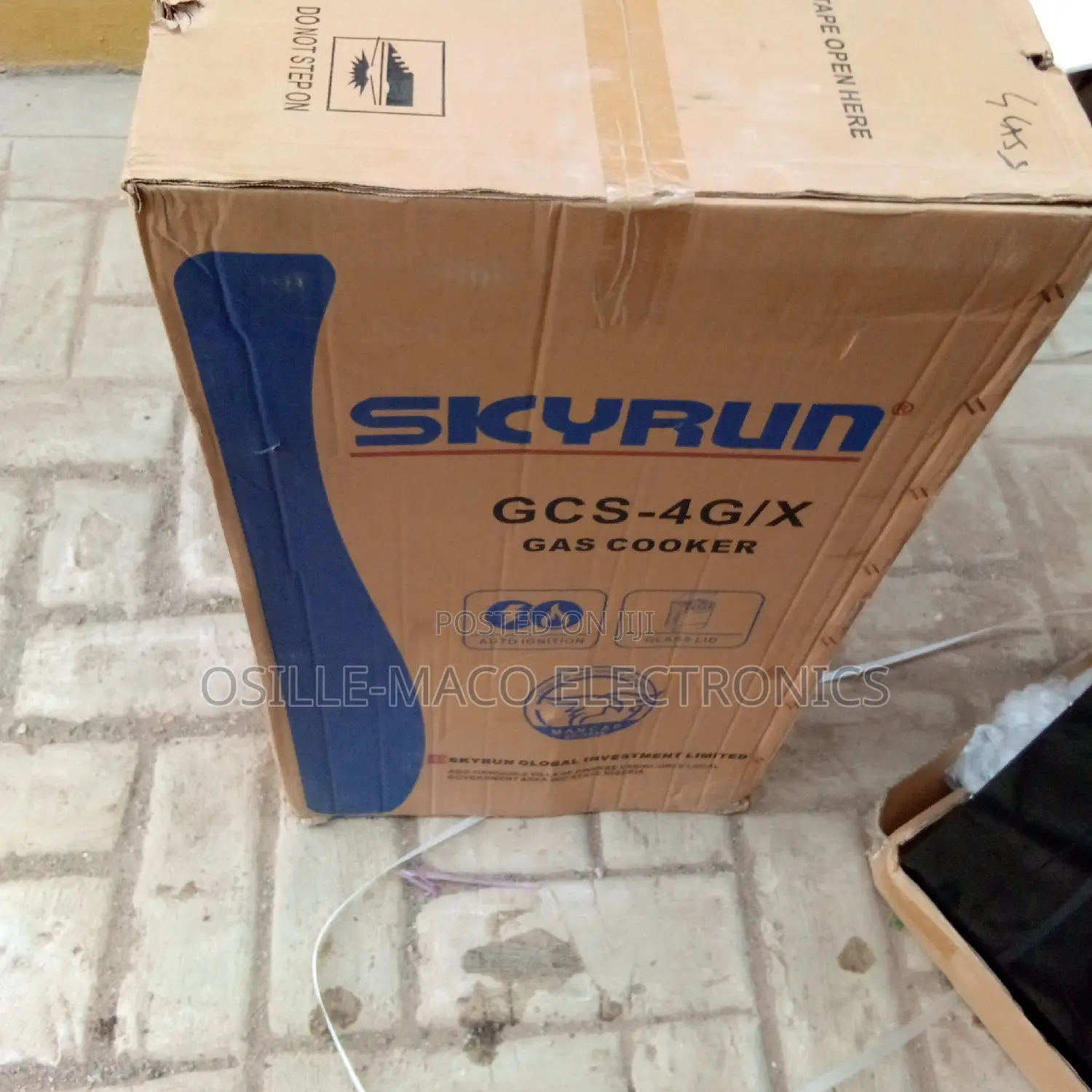 Skyrun Standing Gas Cooker 4+0