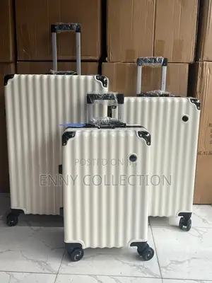 Style Premium Set of 3 Aluminum Hardshell Luggage Box
