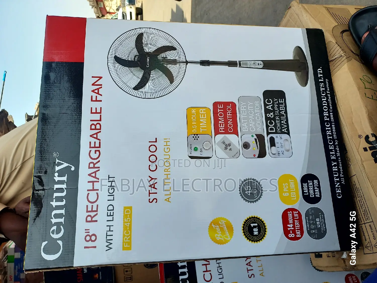 Century Rechargeable Fan