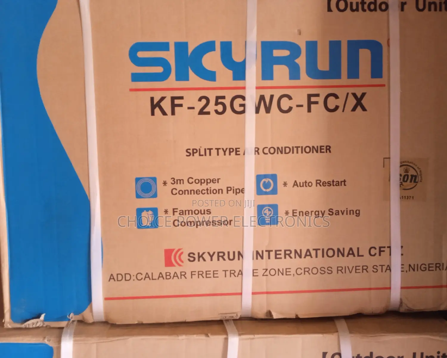 Skyrun Split a/C 1hp With Free Installation Kit