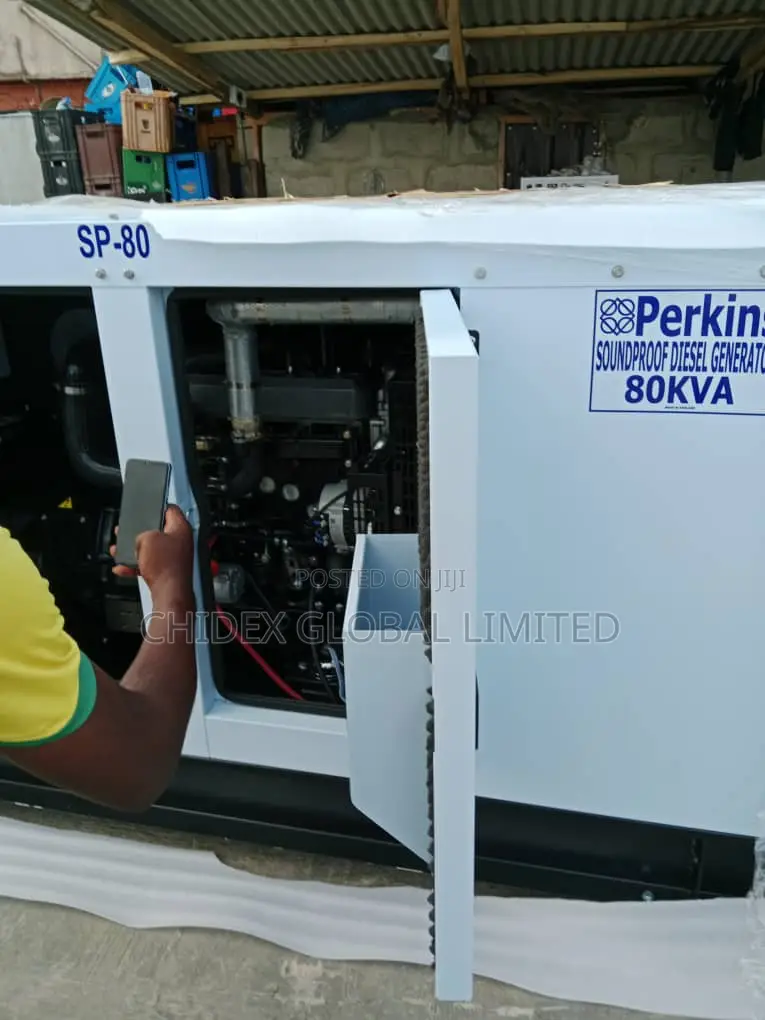 80kva Perkins Diesel Generators 100% Copper Wire