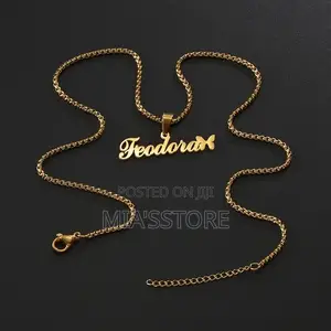 Custom Name Pendant ,Detachable Chain