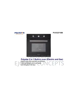 Polystar 2in1 Built-in Oven (Gas Electric)