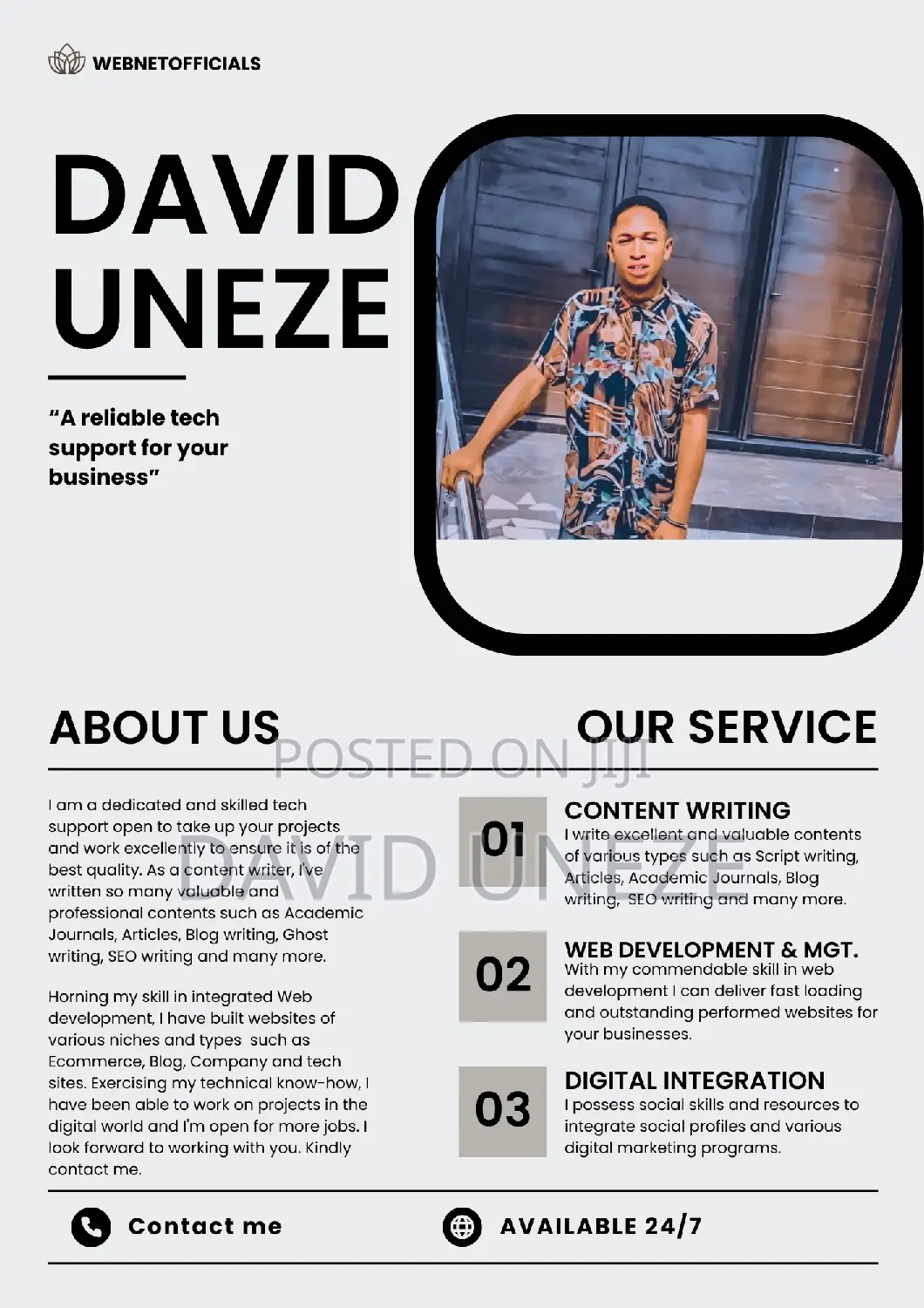 Professional Content Writer Web Developer