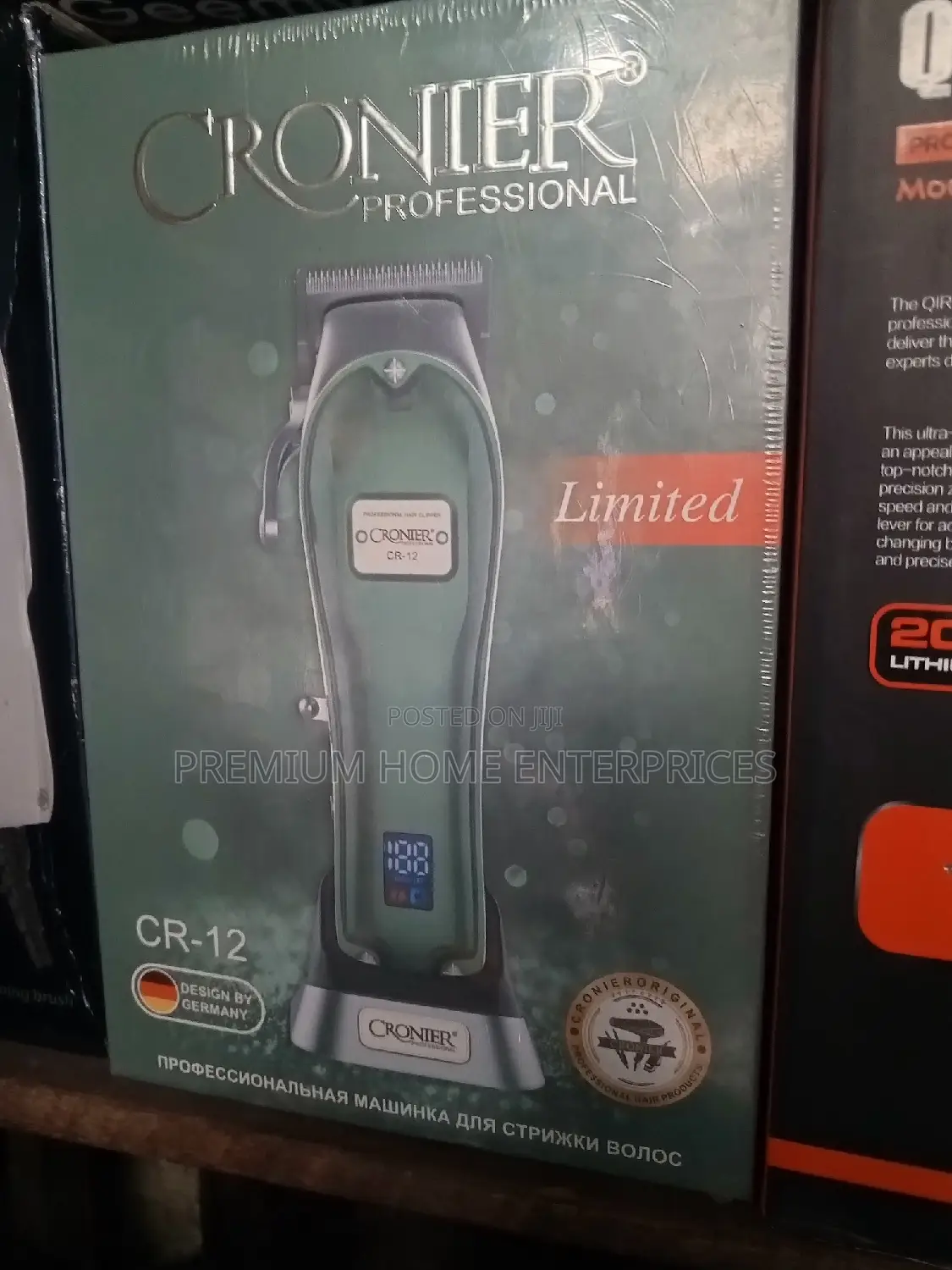 Cronier Professional Rechargeable Clipper Cr-12