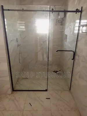 Lovely Black Accessories Shower Cubicle