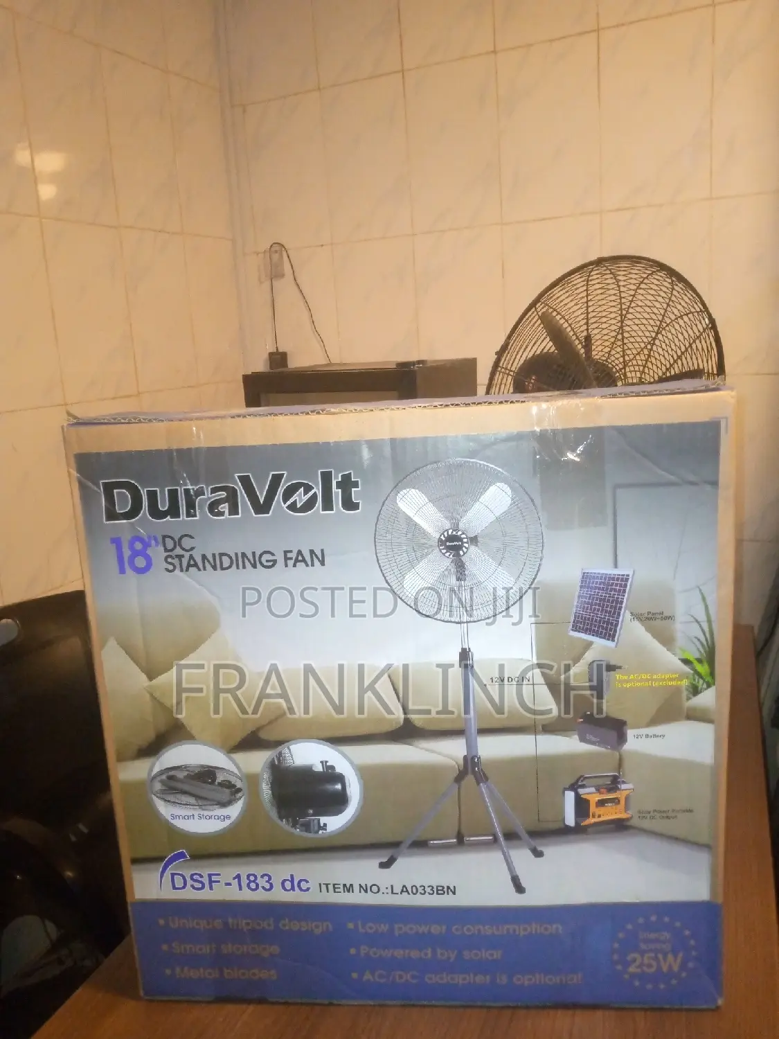 Duravolt 18" Dc Standing Fan(Dsf-183dc).