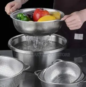 Stainless Steel Metal Sieve - 6pcs