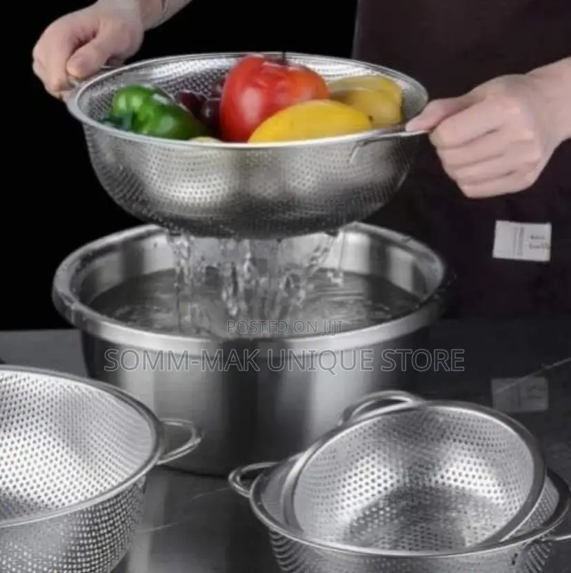 Stainless Steel Metal Sieve - 6pcs