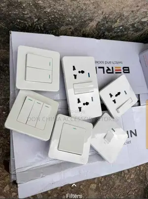 White Luxury Switches and Socket