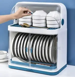 Double Layer Dish Rack Drainer With Cover