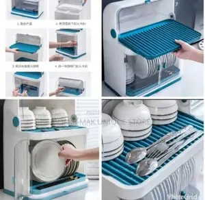 Double Layer Dish Rack Drainer With Cover