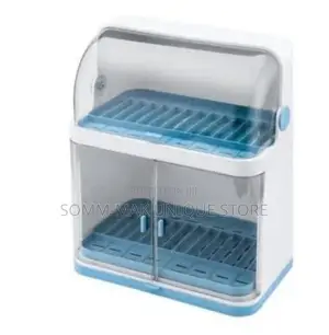 Double Layer Dish Rack Drainer With Cover