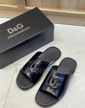 Original Italian Leather D G Slipers