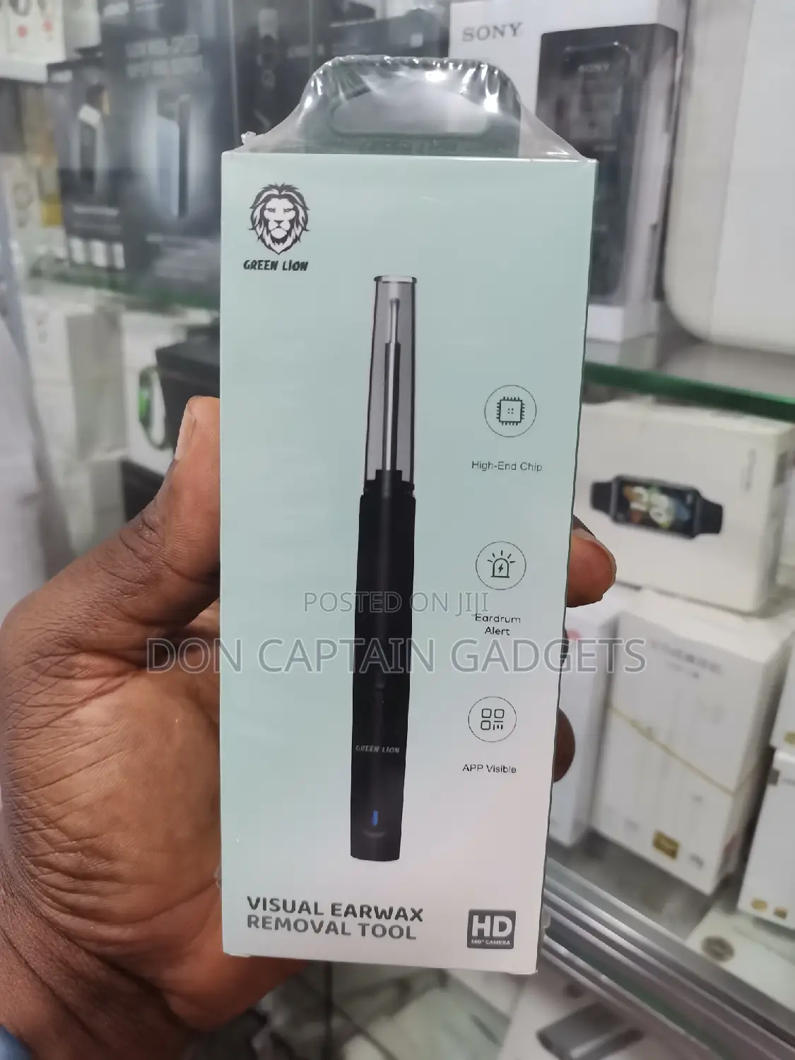 Green Lion Visual Earwax Removal Tool