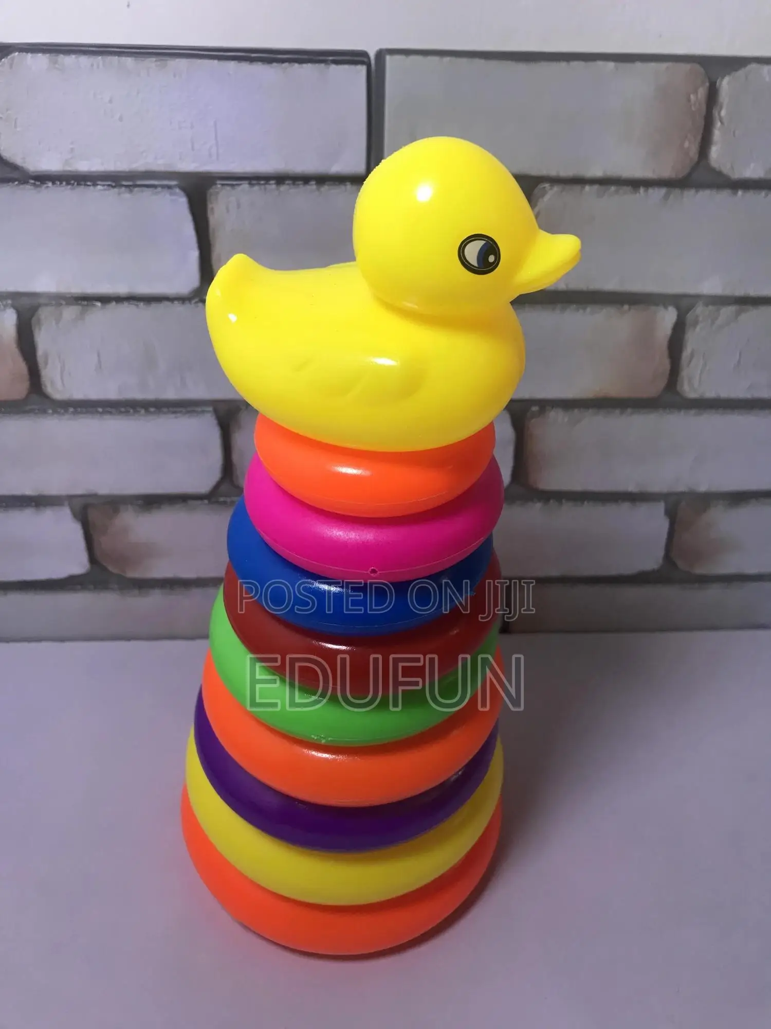 Medium Ring Stack Duck Toy for Baby and Toddler