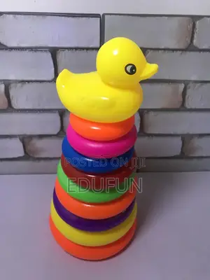 Medium Ring Stack Duck Toy for Baby and Toddler
