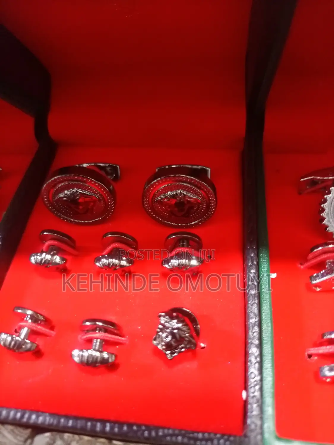 Cufflinks and Button
