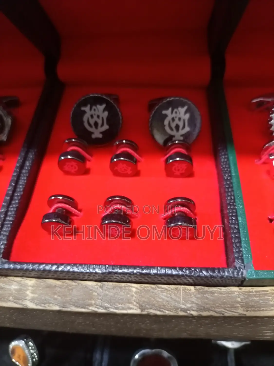 Cufflinks and Button
